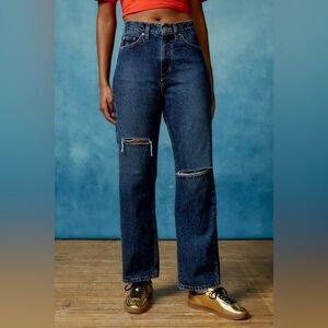 BDG Urban Outfitters Straight Leg Distressed Cowboy Jeans